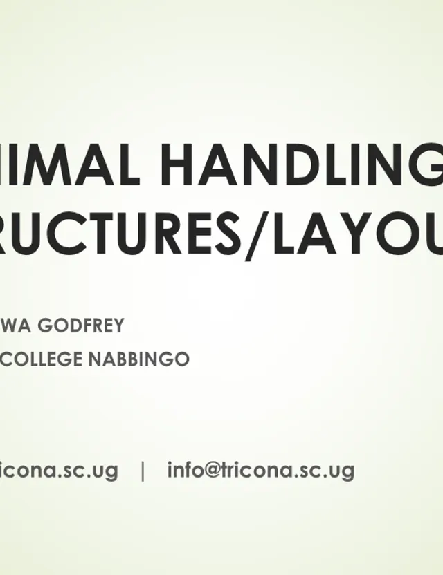 Cover of Animal Handling Structures: The Crush (S5 Agriculture Notes)