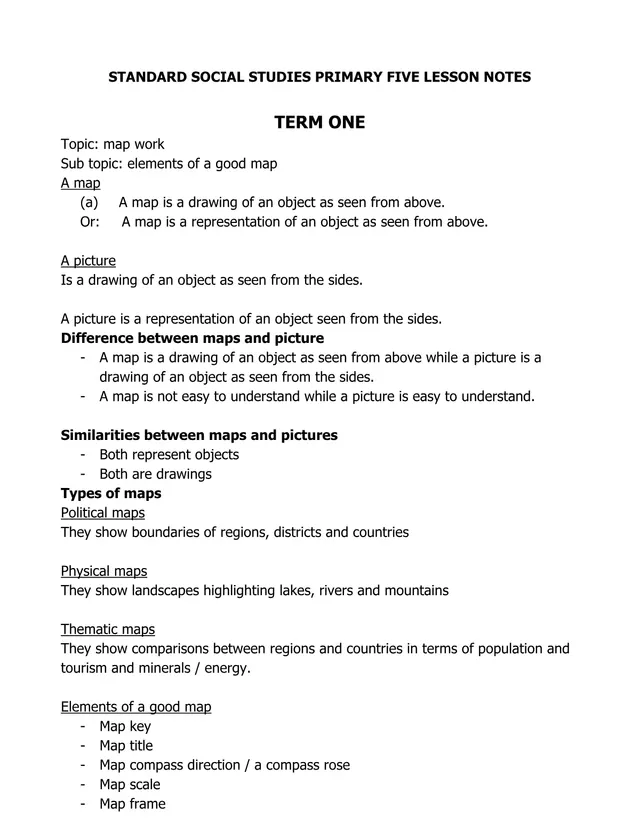 Cover of Primary 5 Social Studies Lesson Notes (2018) (P5 Social Studies Notes)