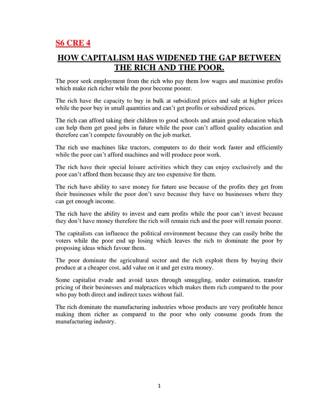 Cover of S6 CRE Paper 4 Notes: Capitalism, Christianity and Professional Work Ethics (S6 Religious Education Notes)