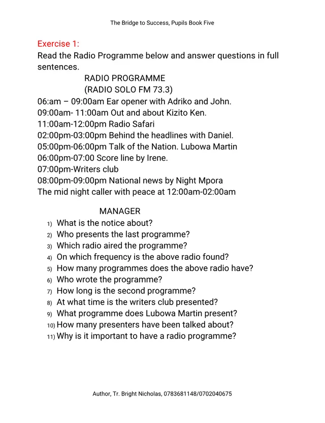 Cover of P5 English Print Media Comprehension Exercises (P5 English Notes)