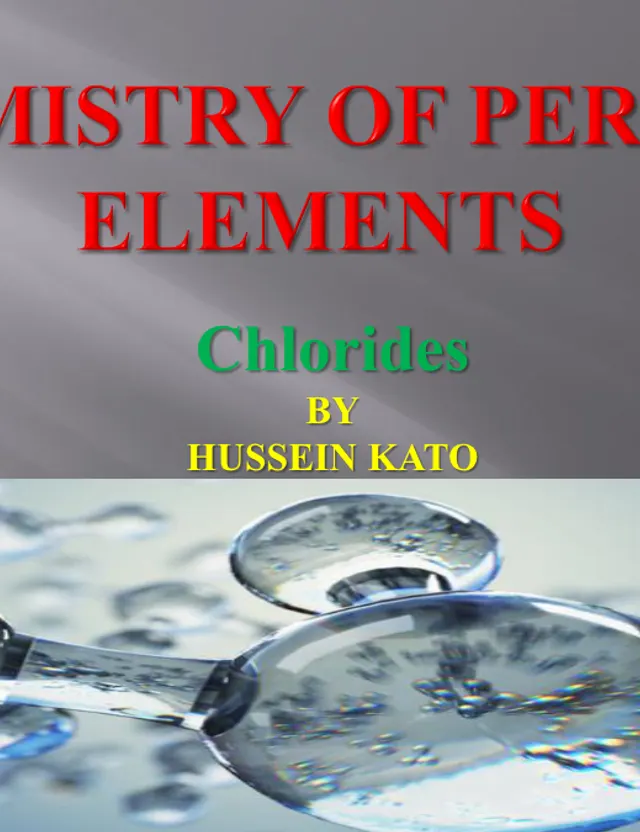Cover of S5 Chemistry: Chlorides of Period 3 (S5 Chemistry Notes)