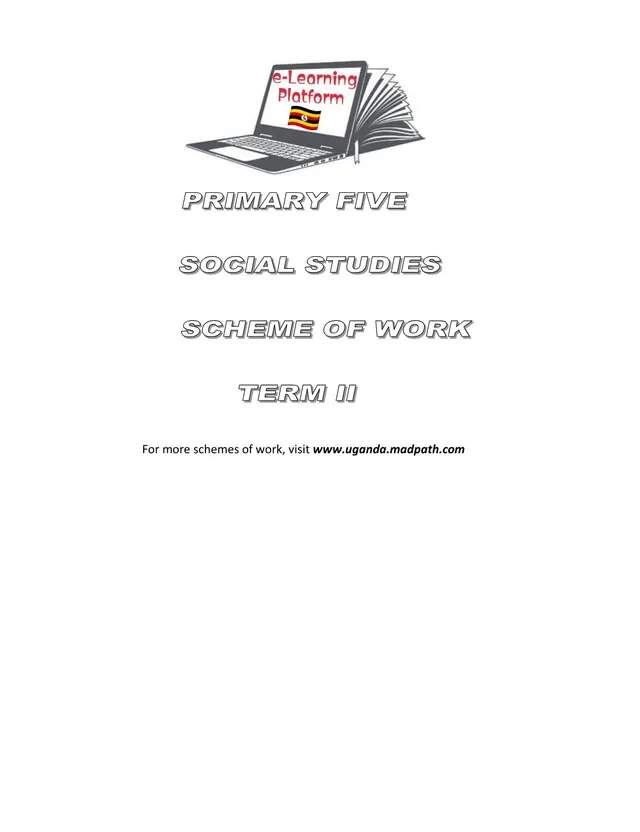 Cover of Primary 5 Social Studies Scheme of Work – Term 2 (P5 Social Studies Scheme of Work)