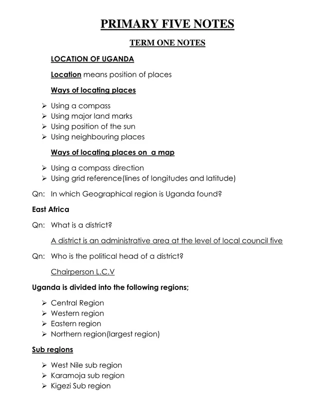 Cover of Primary Five Social Studies Notes 2020 (P5 Social Studies Notes)