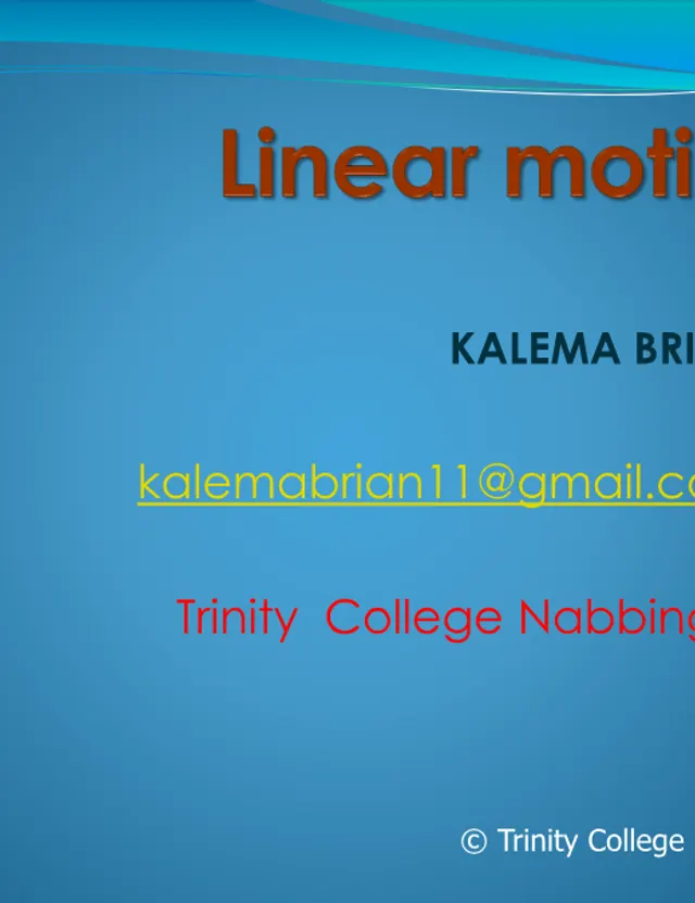 Cover of S2 Physics: Equations of Motion by Kalema Brian (S2 Physics Notes)