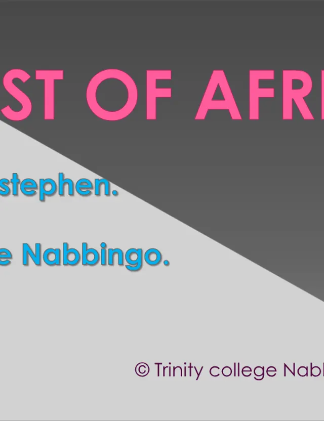 Cover of S3 Geography: Introduction to Africa and Its Relief (S3 Geography Notes)